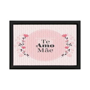 Patch Sublimado Melhor Mãe Do Mundo Te Amo Mãe Presente Dia