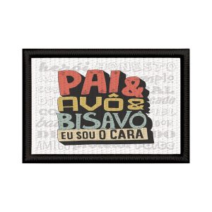 Patch Sublimado Presente Para Pai Avô E Bisavô Dia Dos Pais