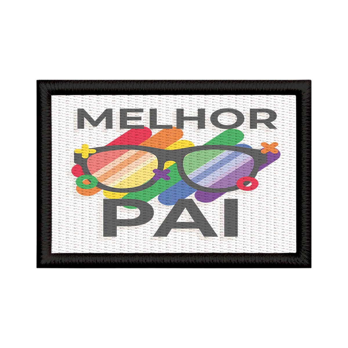 Patch Sublimado Melhor Pai Do Mundo Presente Dia Pais LGBT