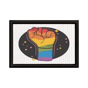 Patch Sublimado Causa LGBT+ Orgulho Amor É Amor Mão Colorida