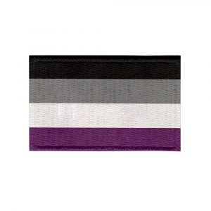 Patch Sublimado Bandeira do Orgulho Assexual 5,5 x 3,5