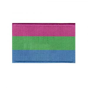 Patch Sublimado Bandeira do Orgulho Polissexual 5,5 x 3,5