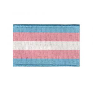 Patch Sublimado Bandeira do Orgulho Trans 5,5 x 3,5