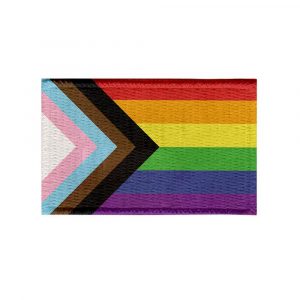Patch Sublimado Bandeira Progressista Orgulho LGBTQ+ 5,5x3,5