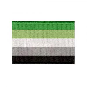 Patch Sublimado Bandeira do Orgulho Arromântico 8x5,5