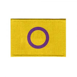 Patch Sublimado Bandeira do Orgulho Intersex 8x5,5
