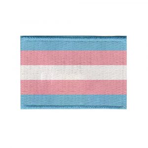 Patch Sublimado Bandeira do Orgulho Trans 8x5,5