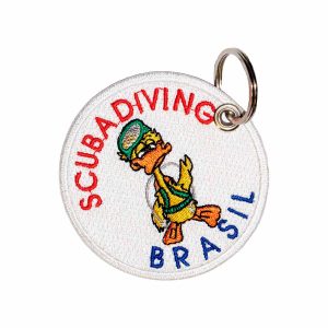 Patch Bordado - Mergulho Scuba Diving Brasil AD30034-10 - Chaveiro
