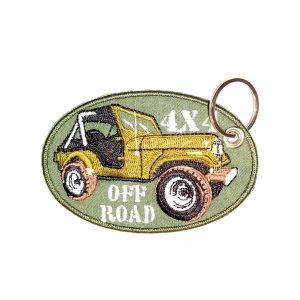 Patch Bordado - Jeep 4x4 Off Road Verde AD30045-14 - Chaveiro