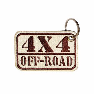 Patch Bordado - Trilha 4x4 Off Road Marrom AD30049-55 - Chaveiro