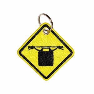 Patch Bordado - Placa C/ Moto Motociclista AD30050-21 - Chaveiro