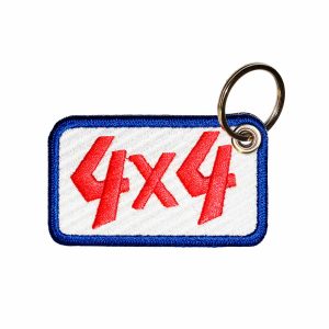 Patch Bordado - Tração 4 Rodas Trilha 4x4 Azul AD30052-79 - Chaveiro