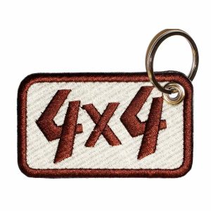 Patch Bordado - Tração 4 Rodas Trilha 4x4 Marrom AD30058-80 - Chaveiro