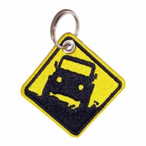 Patch Bordado - Placa Jeep Em Trilha 4x4 AD30070-260 - Chaveiro