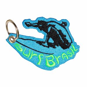 Patch Bordado - Surfista Prancha - Surf Brasil Verde AD30078-202 - Chaveiro