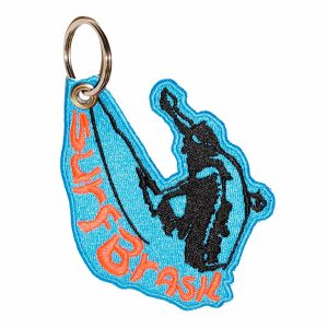 Patch Bordado - Surfista Prancha Surf Brasil Laranja AD30079-327 - Chaveiro