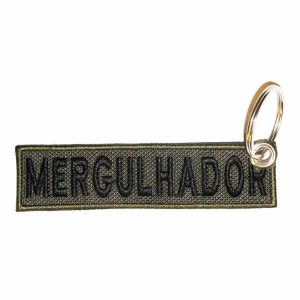 Patch Bordado - Tarja Mergulho Mergulhador Verde AD30084-30P - Chaveiro