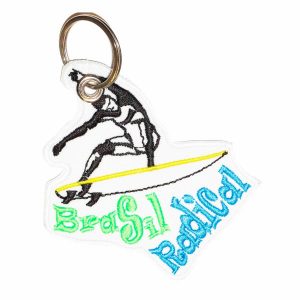 Patch Bordado - Surfista Prancha Praias Surf Brasil AD30086-221 - Chaveiro