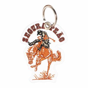 Patch Bordado - Rodeio Show Segura Peao Cavalo AD30096-155 - Chaveiro