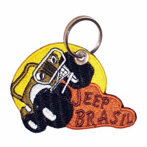 Patch Bordado - Jeep Trilha De Barro e Sol AD30108-17 - Chaveiro