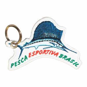 Patch Bordado Pesca Esportiva Brasil Marlin Alto Mar AD30113-246 - Chaveiro