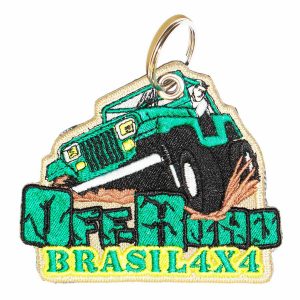 Patch Bordado - Off-Road Brasil 4x4 AD30136-350 - Chaveiro