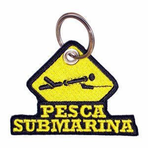 Patch Bordado - Pesca E Caça Submarina AD30151-150 - Chaveiro