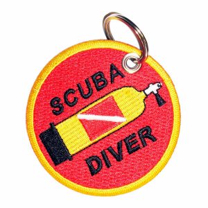 Patch Bordado - Mergulho Cilindro Scuba Diving AD30158-341 - Chaveiro