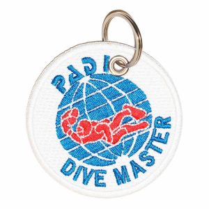 Patch Bordado - Mergulhador Profissional Padi AD30170-148 - Chaveiro
