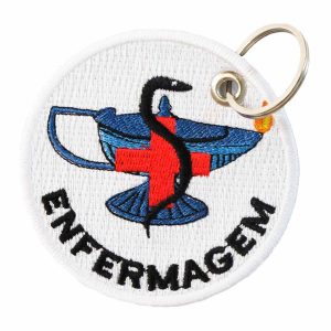 Patch Bordado - Simbolo Enfermagem AP00001-456 - Chaveiro