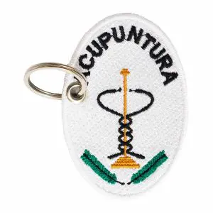 Patch Bordado -Simbolo Acupuntura AP00003-462 - Chaveiro