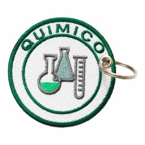 Patch Bordado - Simbolo Quimica Químico AP00015-461 - Chaveiro
