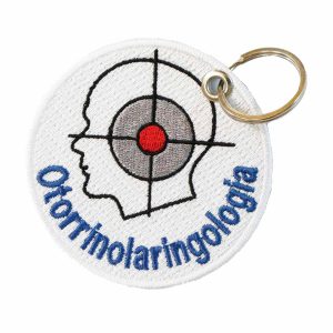 Patch Bordado - Simbolo Médico Otorrinolaringologia AP00049-134 - Chaveiro