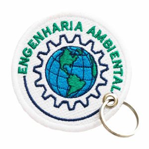 Patch Bordado - Simbolo Engenharia Ambiental AP00058-434 - Chaveiro