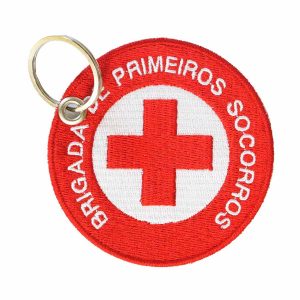 Patch Bordado - Simbolo Brigada Primeiros Socorros AP00073-167 - Chaveiro