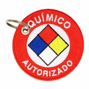 Patch Bordado - Simbolo Químico Autorizado AP00075-42 - Chaveiro