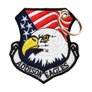 Patch Bordado - Addison Eagles Força Aerea Eua AV20023-308 - Chaveiro