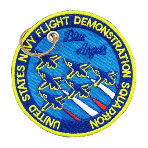 Patch Bordado - Voo Blue Angels Marine Corps EUA AV20043-43 - Chaveiro