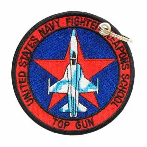 Patch Bordado - Escola Marinha Americana Top Gun AV20091-277 - Chaveiro