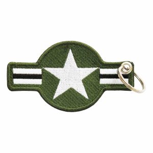 Patch Bordado - Brasao Aviacao Força Aerea Eua AV20099-417 - Chaveiro