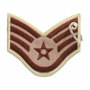 Patch Bordado - Breve Divisa 3 Sargento Força Aerea AV20132-194 - Chaveiro