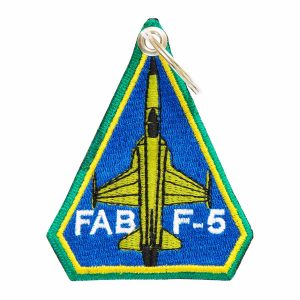 Patch Bordado - Caça F5 Força Aerea Fab AV20148-205 - Chaveiro