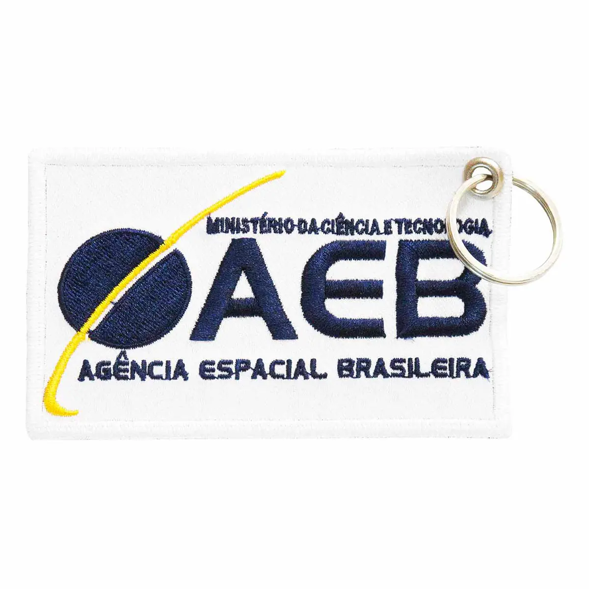 Patch Bordado - Agencia Espacial Brasileira Aeb AV20186-256 - Chaveiro