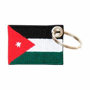 Patch Bordado - Bandeira Da Jordânia Pequena BD50028-23P - Chaveiro