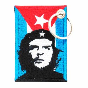 Patch Bordado - Bandeira Cuba Ché Guevara BD50102-202. - Chaveiro