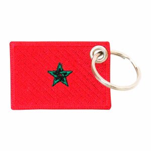 Patch Bordado - Bandeira Do Marrocos Pequena BD50161-22P - Chaveiro
