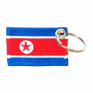 Patch Bordado - Bandeira coreia Do Norte Pequena BD50164-28P - Chaveiro
