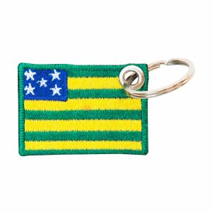 Patch Bordado - Bandeira De Goiás Pequena BD50186-14P - Chaveiro