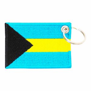 Patch Bordado - Bandeira De Bahamas BD50210-440 - Chaveiro