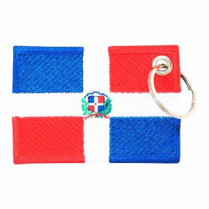 Patch Bordado - Bandeira Rep. Dominicana BD50219-439 - Chaveiro